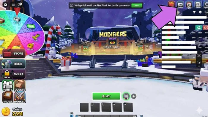 Đổi code Tower Defense Simulator