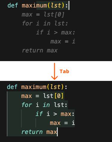 Tạo code bằng phím Tab với Cursor