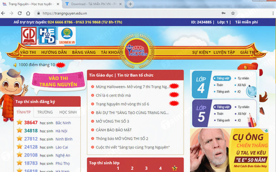 dang nhap trang nguyen tieng viet tren may tinh dien thoai 5