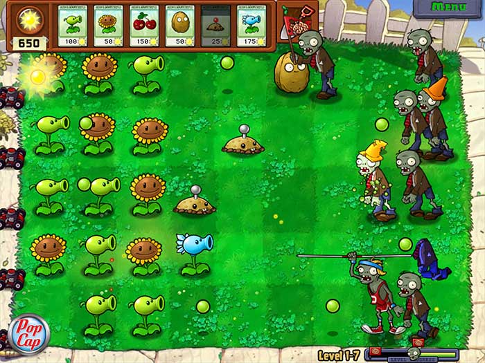  Danh sách các phần game Plants vs. Zombies 