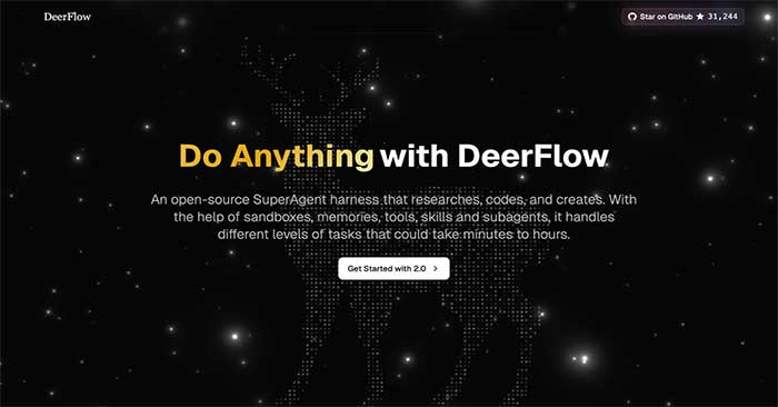 DeerFlow 2.0 - Super Agent AI mã nguồn mở từ ByteDance