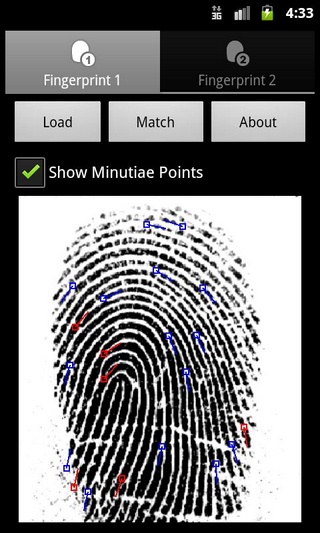  Fingerprint MatcherSo sánh dấu vân tay trên điện thoại Android 