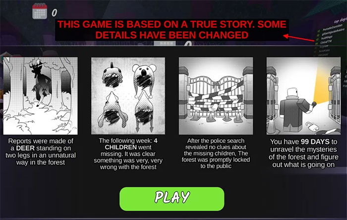 Giải thích câu chuyện có thật đằng sau 99 Nights in the Forest