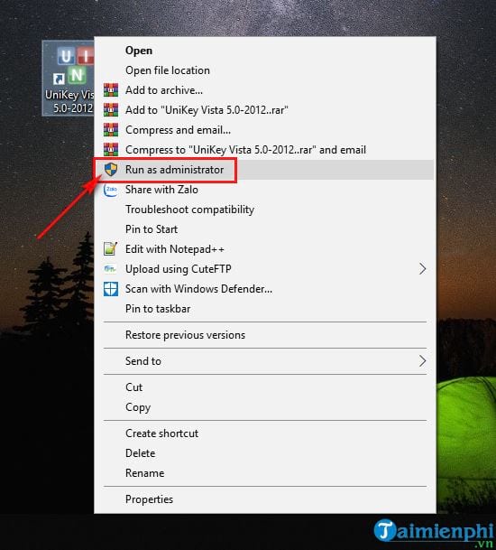 goxz tieng viet trong audition bang unikey vista 2