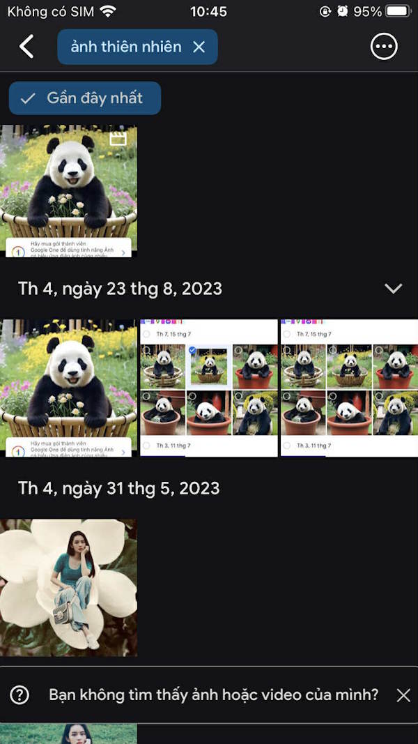 Tính năng tìm kiếm thủ công