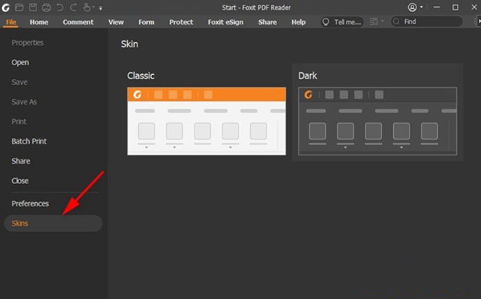  Hướng dẫn bật chế độ tối trong Foxit PDF Reader 