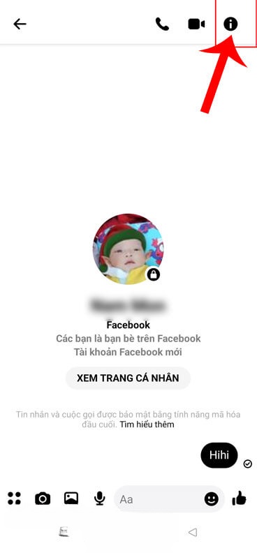 Nhấn vào biểu tượng "!"