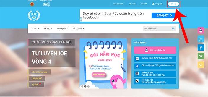 Hướng dẫn cách đăng ký tài khoản IOE cho học sinh 