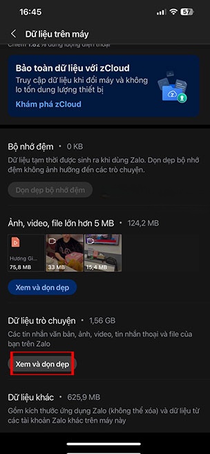 don dep bo nho Zalo 3*511165