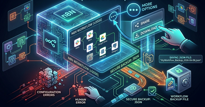  Hướng dẫn cách sao lưu n8n Workflow 