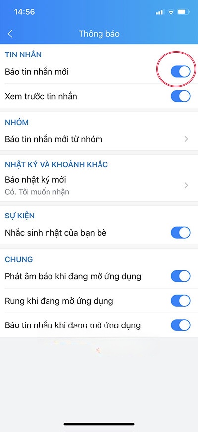 Zalo cho iOS