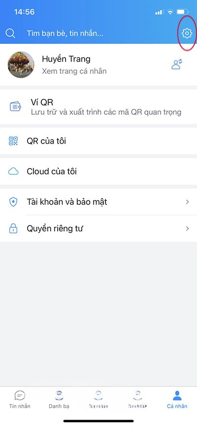 Zalo cho di động