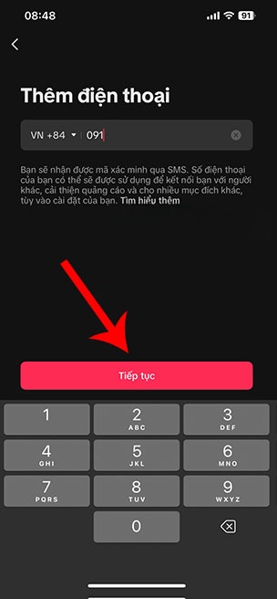 cach xac thuc tai khoan tiktok 6*501114