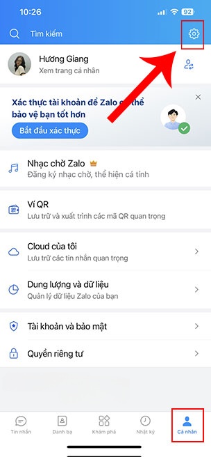  Hướng dẫn cài đặt mở khóa Zalo bằng vân tay hoặc Face ID 