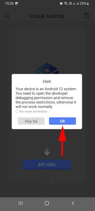 Cài đặt Virtual Android trên điện thoại