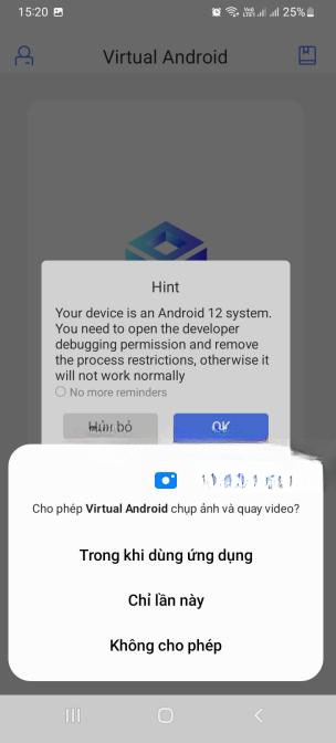 Cài đặt Virtual Android trên điện thoại
