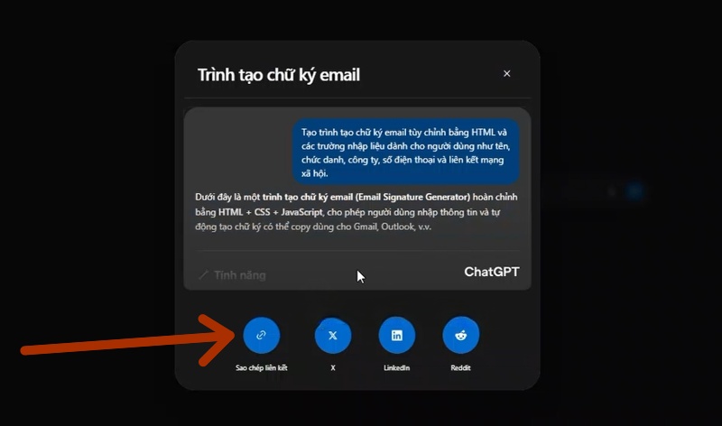 chia sẻ cuộc trò chuyện ChatGPT NotebookLM