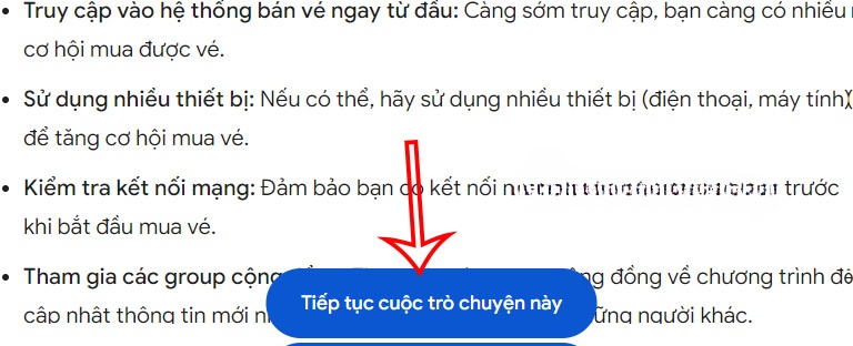 Tham gia đoạn chat chia sẻ trên Gemini