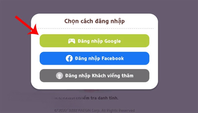 Đăng nhập tài khoản