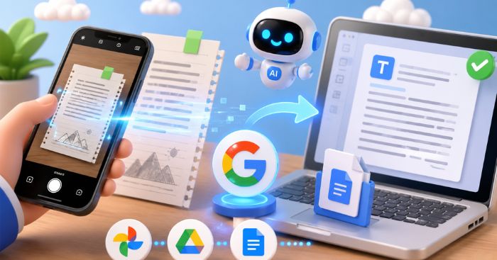  Hướng dẫn chuyển đổi ảnh thành văn bản bằng Google AI 