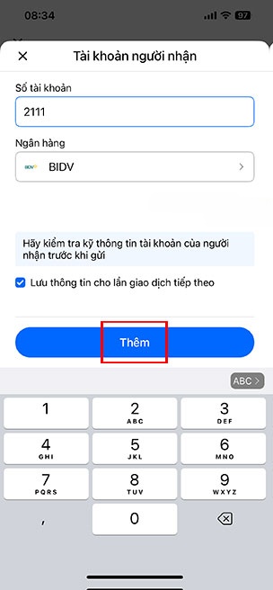 cach chuyen khoan truc tiep trong Zalo 7*456922