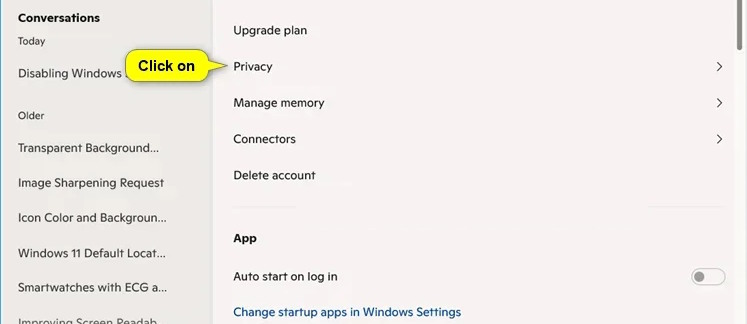 Hướng dẫn copy link đoạn chat Copilot Windows 