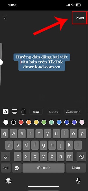 cach dang bai viet van ban tren TikTok 4*427713