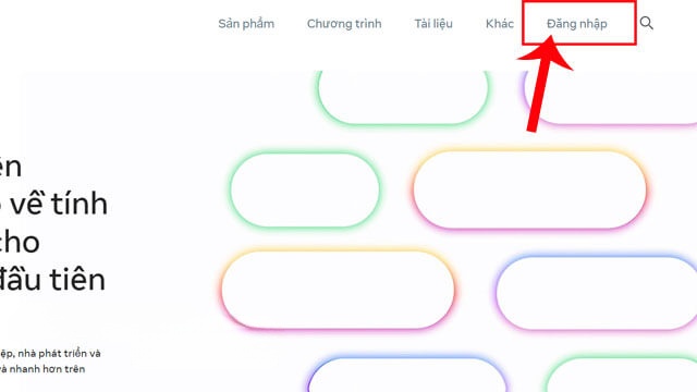 Click chuột vào nút Đăng nhập