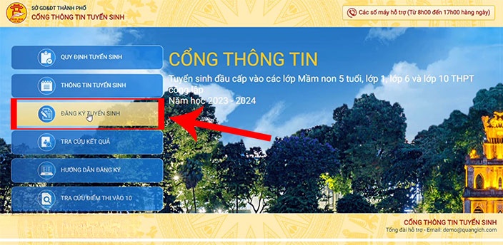  Hướng dẫn đăng ký tuyển sinh vào lớp 1 trực tuyến 