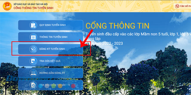  Hướng dẫn đăng ký tuyển sinh vào lớp 10 trực tuyến 
