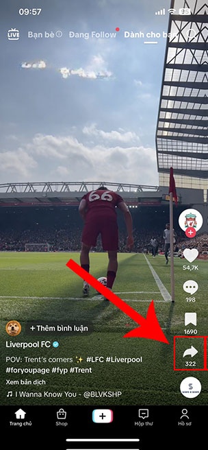 TikTok hoan tac video dang lai 1*411101