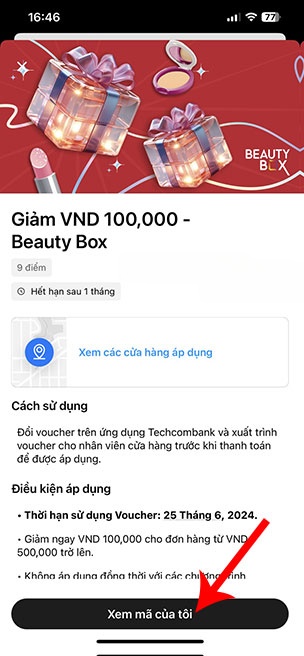 cach doi diem thuong techcombank rewards 8*472779