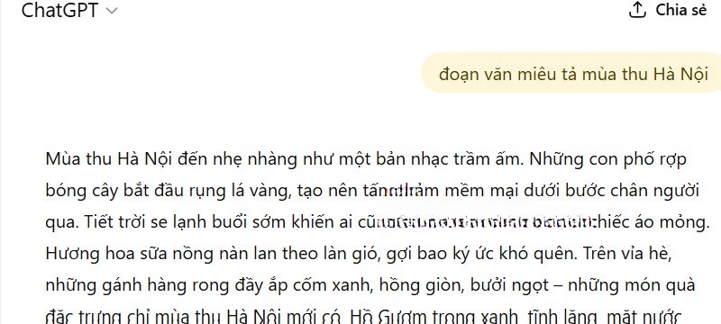 Chọn màu sắc khung chat ChatGPT
