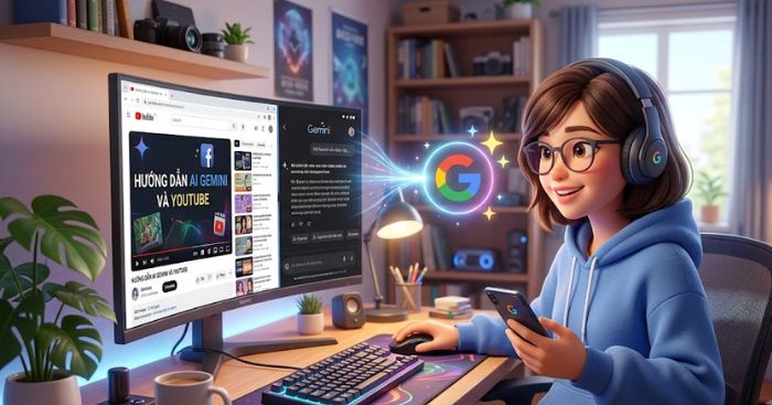  Hướng dẫn dùng AI Gemini để xem video YouTube 