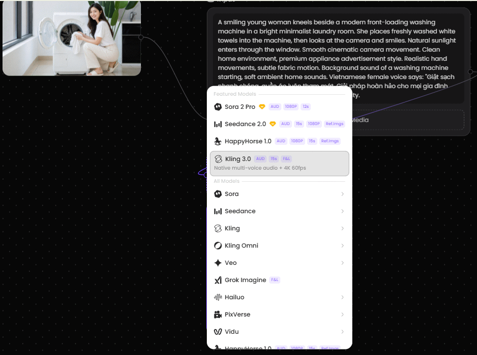 Chạy quá trình tạo ảnh AI trên Artflo AI