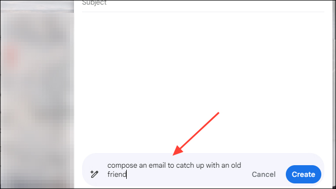 Soạn email Gmail bằng Gemini
