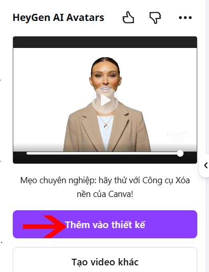  Hướng dẫn dùng HeyGen tạo avatar AI nói chuyện trên Canva 