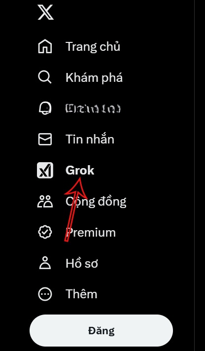 Dùng Grok trong X