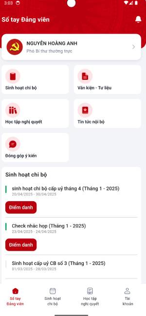  Hướng dẫn dùng Sổ tay Đảng viên điện tử iCPV - Book 