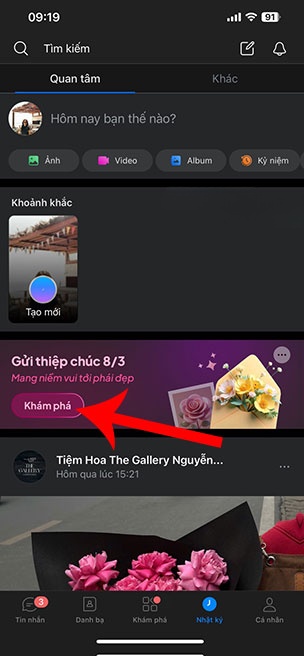  Hướng dẫn gửi thiệp 8/3 kèm thơ chúc mừng trên Zalo 