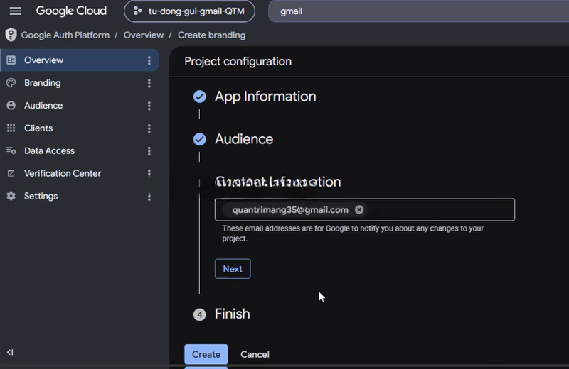 cách dùng gmail api trong n8n