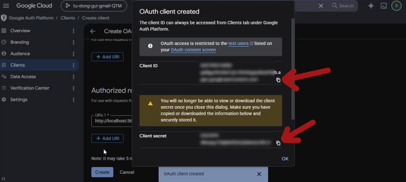 hướng dẫn gmail n8n 