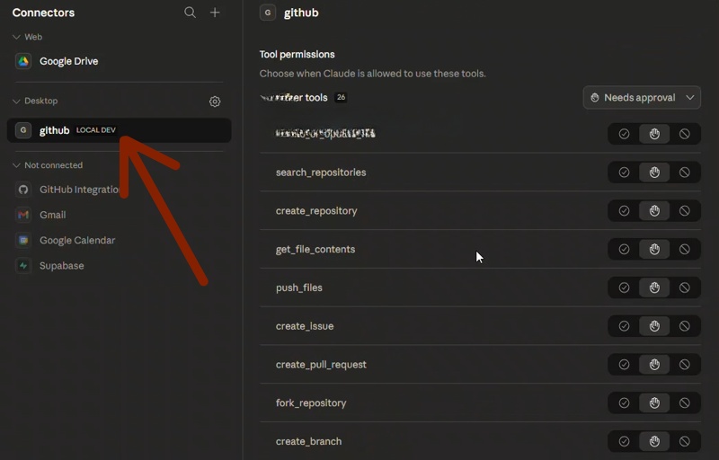 mcp connector github