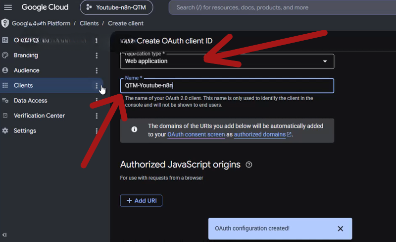  lấy oauth redirect url n8n