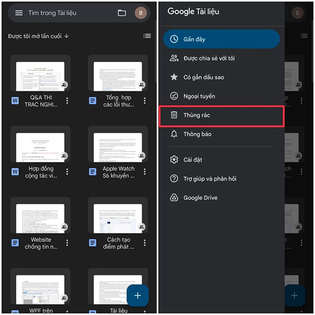  Hướng dẫn khôi phục dữ liệu đã xóa trên Google Docs 