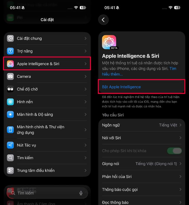  Hướng dẫn kích hoạt Apple Intelligence tiếng Việt trên iPhone 
