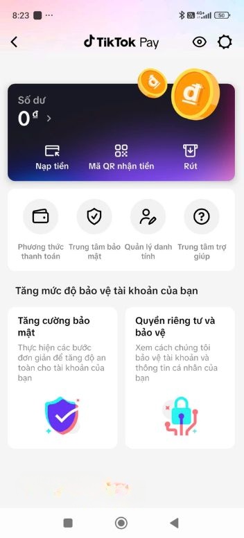 Bắt đầu sử dụng TikTok Pay