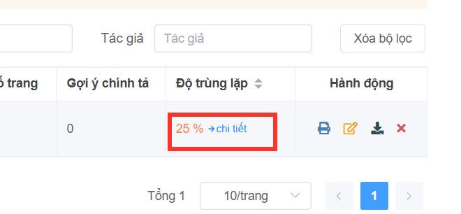 Xem nội dung trùng lặp SKKN