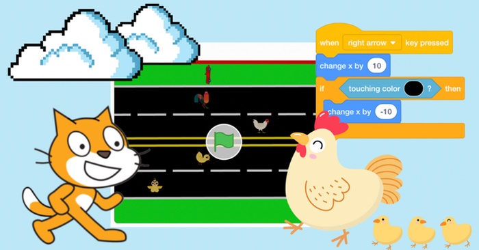  Hướng dẫn làm game Cross the Road trên Scratch 