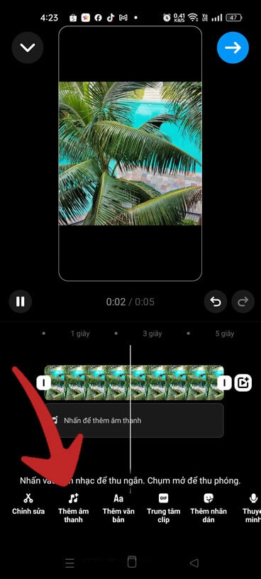Bắt đầu chỉnh sửa video